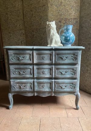 Commode ancienne de style Louis XV en Merisier massif