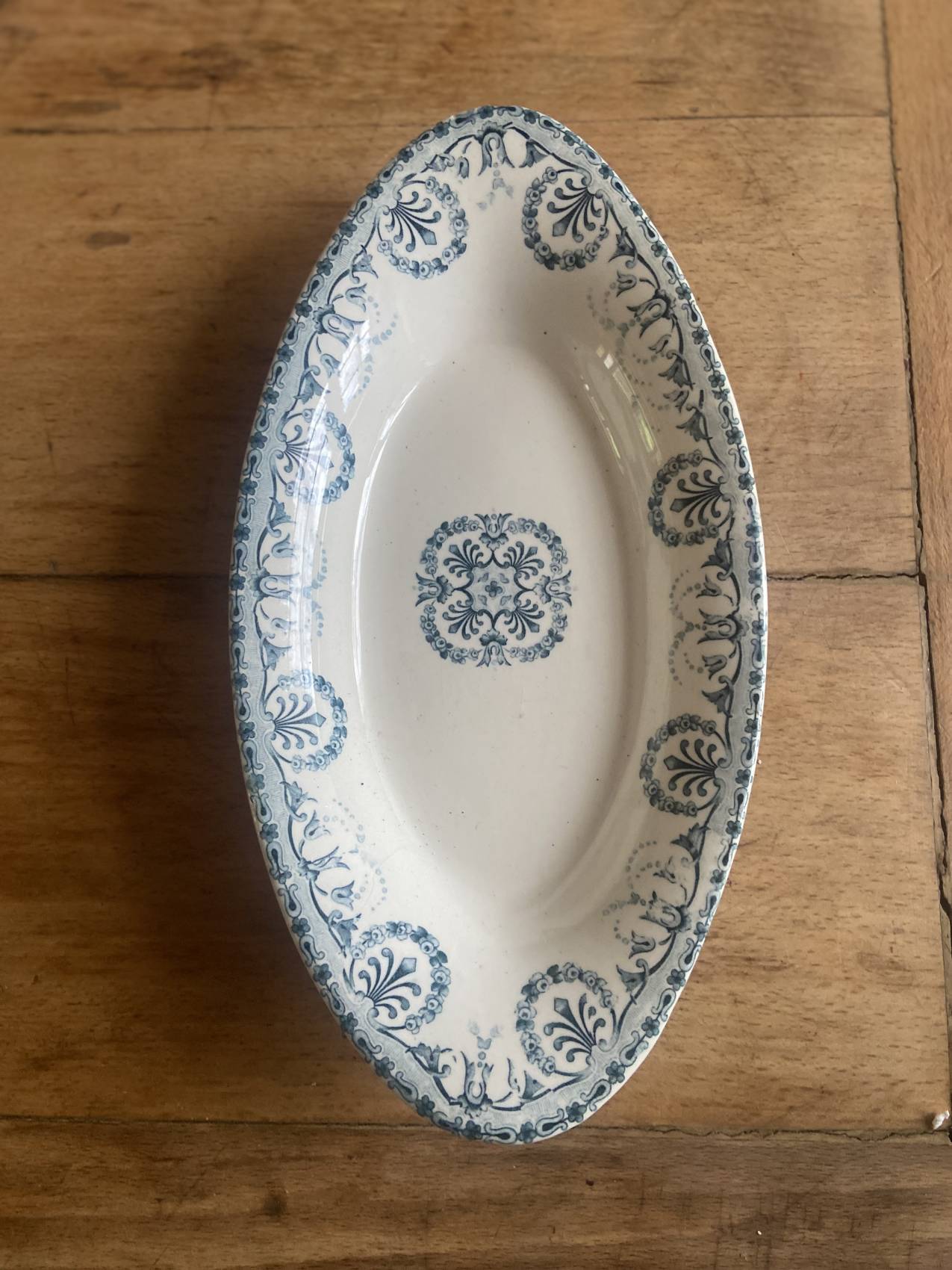 Ravier ancien époque XIXe - Terre de fer - Choisy le roi - Modèle Iéna ...