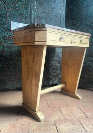 Console ancienne en chêne massif époque art deco pièce unique 