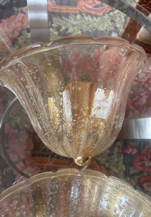 Paire d’appliques XXL en verre de Murano – Années 60