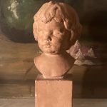 Buste d’enfant en terre cuite signé Cocry – Édition Martel – circa 1900