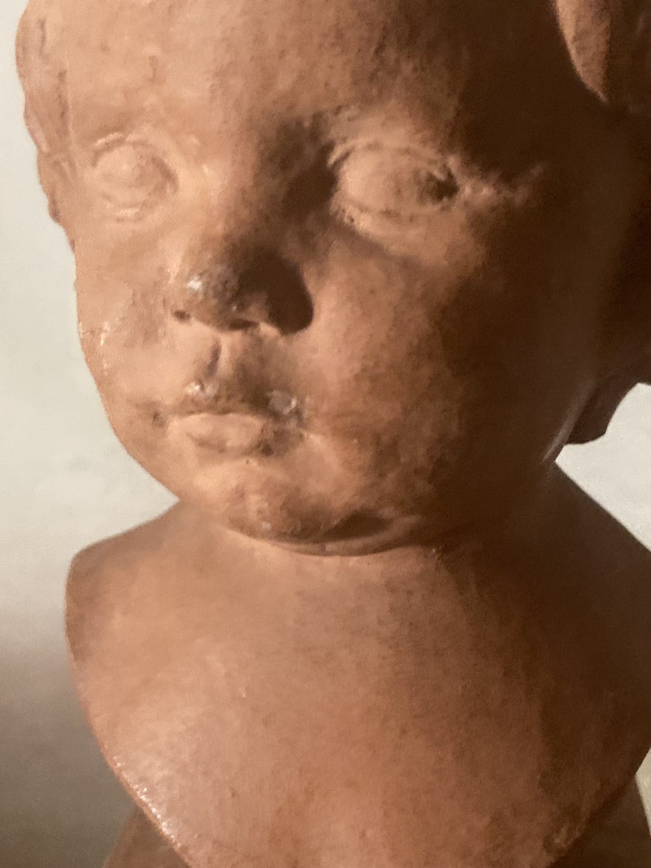 Buste d’enfant en terre cuite signé Cocry – Édition Martel – circa 1900