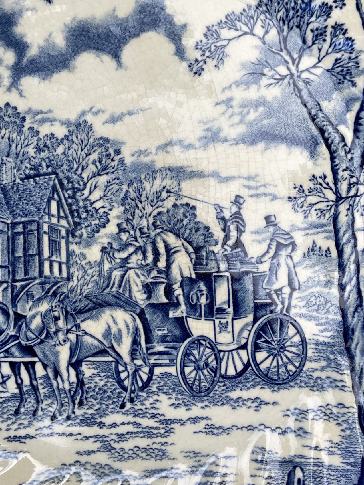 Série de 12 assiettes plates Myott -Royal Mail – Faïence anglaise Staffordshire – Image 5
