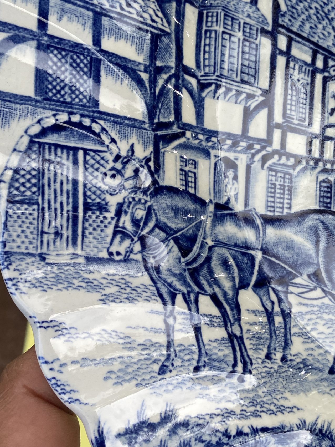 Série de 12 assiettes plates Myott -Royal Mail – Faïence anglaise Staffordshire – Image 8