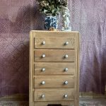 Commode semainier ancien en chêne époque art Deco