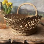 Panier ancien français – années 1960 – petit volume  charmant et pratique 