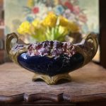 Jardinière en barbotine signée Francis Masse – époque 1900 - La barbotine fait son show