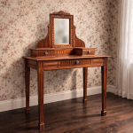 Coiffeuse ancienne en noyer – esprit 1900, charme de transition Prix de vente : 315 euros Livraison partout en France : 80 euros