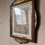 Grand cadre Art déco ancien en bois doré 76 × 54 cm - Une rareté splendide Prix de vente de 282 euros Livraison uniquement en colissimo recommandé + 30 euros