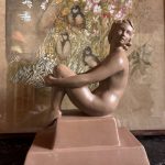 Sculpture Art Déco La baigneuse en terre cuite – l’éloge du féminin