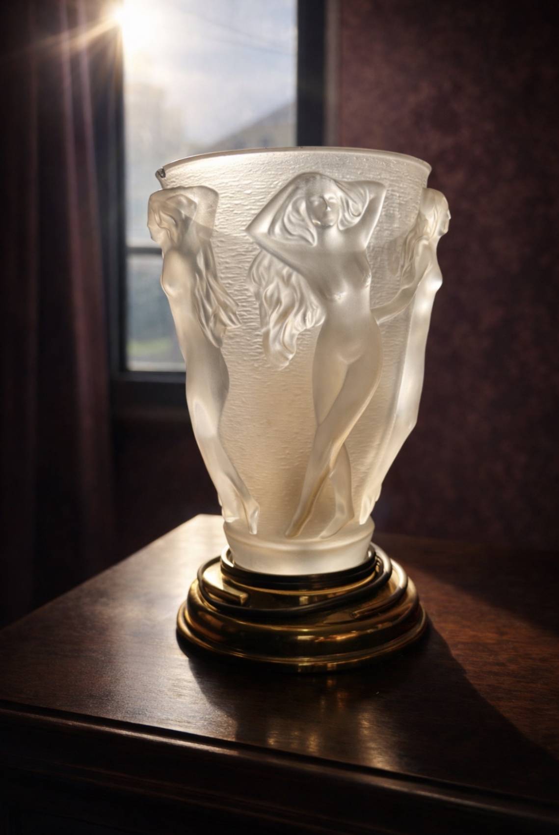 Lampe en cristal Nachtmann – de style art déco Prix : 325 € Livraison : Colissimo recommandé +30 €