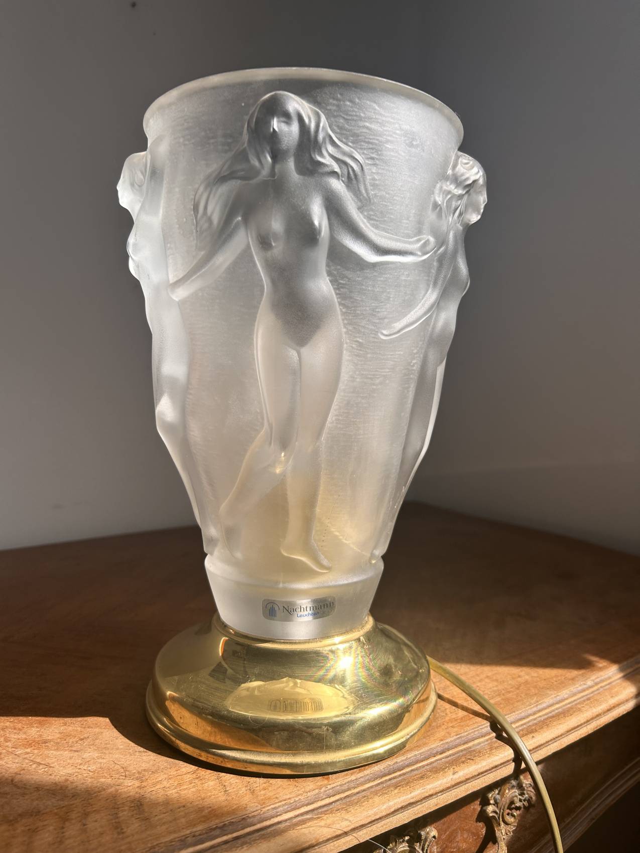 Grande lampe en cristal Nachtmann – de style art déco Prix : 325 € Livraison : Colissimo recommandé +30 €
