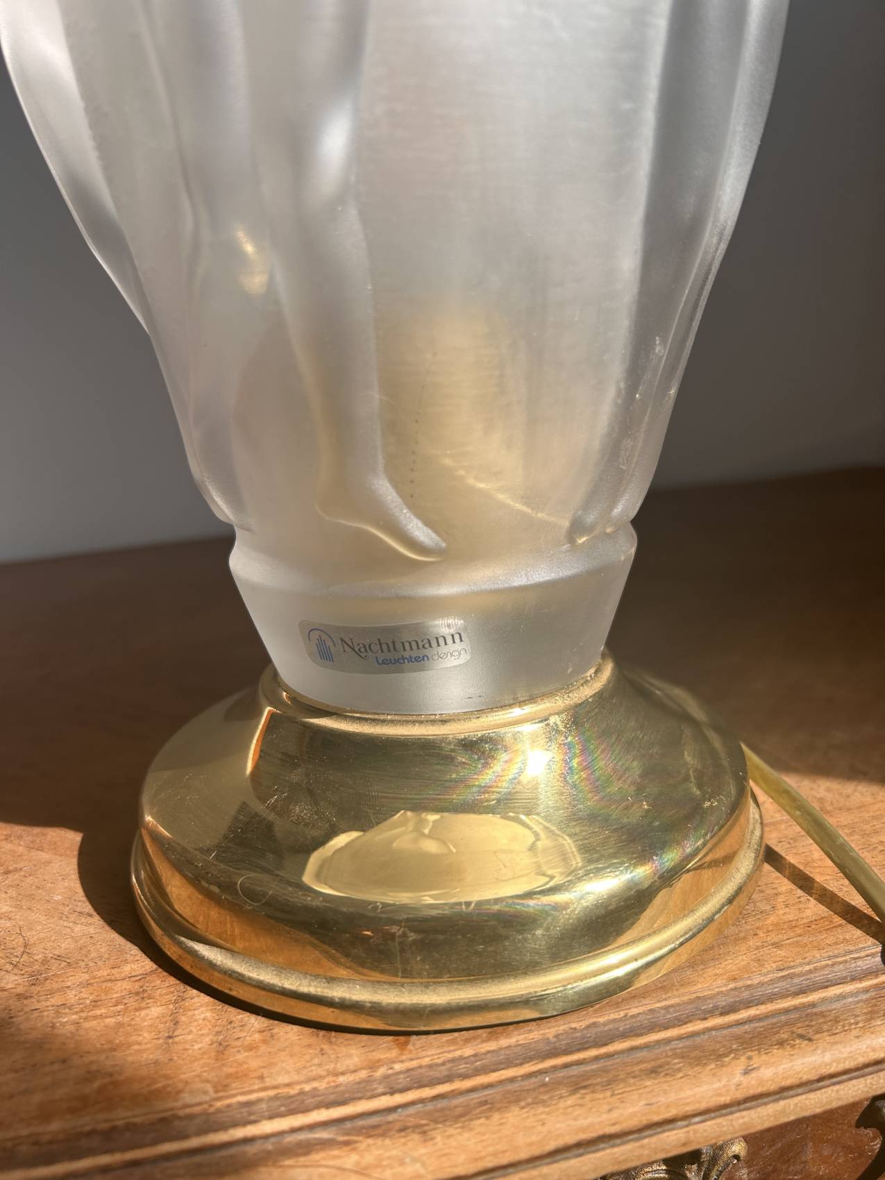 Grande lampe en cristal Nachtmann – de style art déco Prix : 325 € Livraison : Colissimo recommandé +30 €