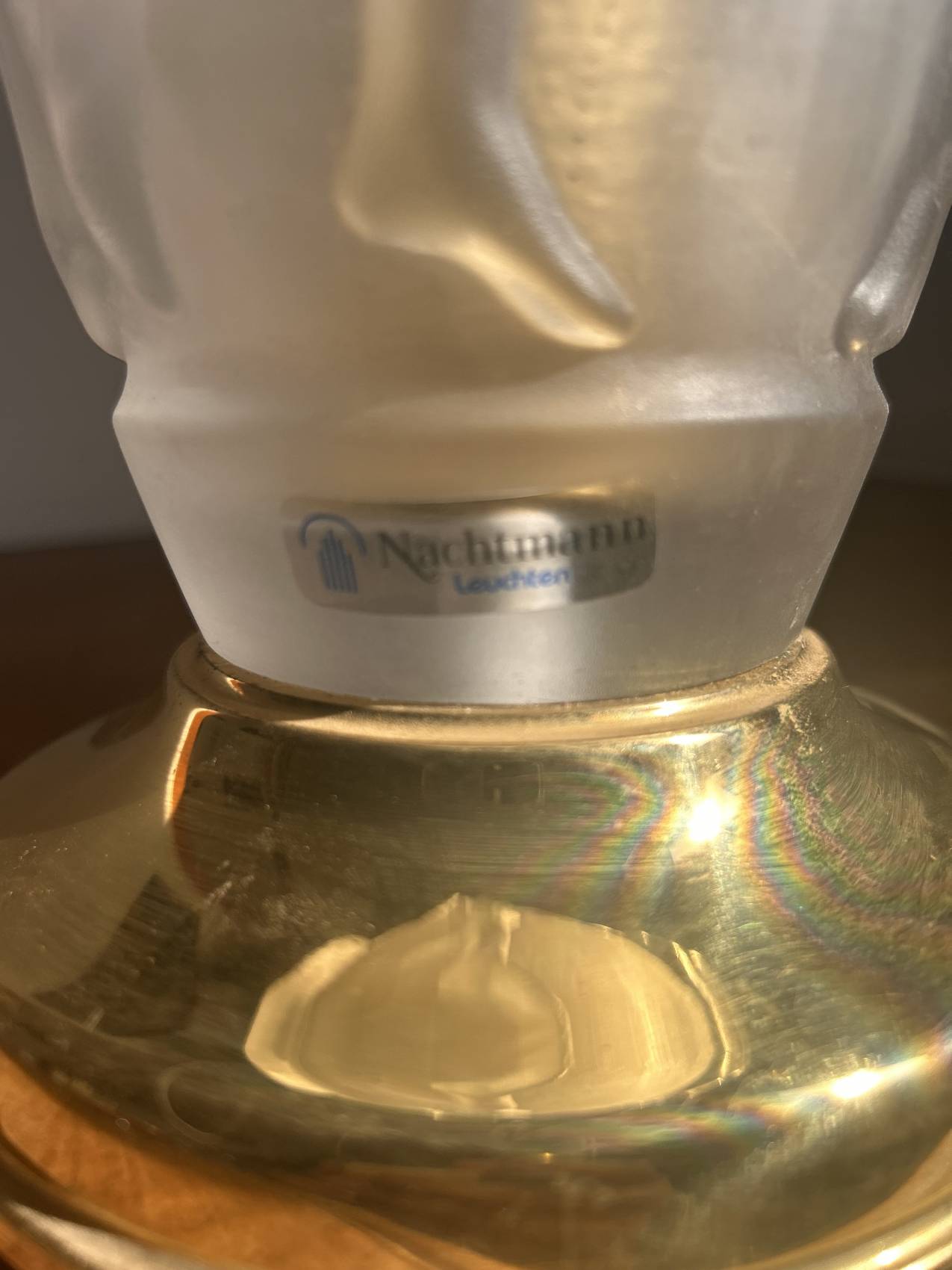 Grande lampe en cristal Nachtmann – de style art déco Prix : 325 € Livraison : Colissimo recommandé +30 €