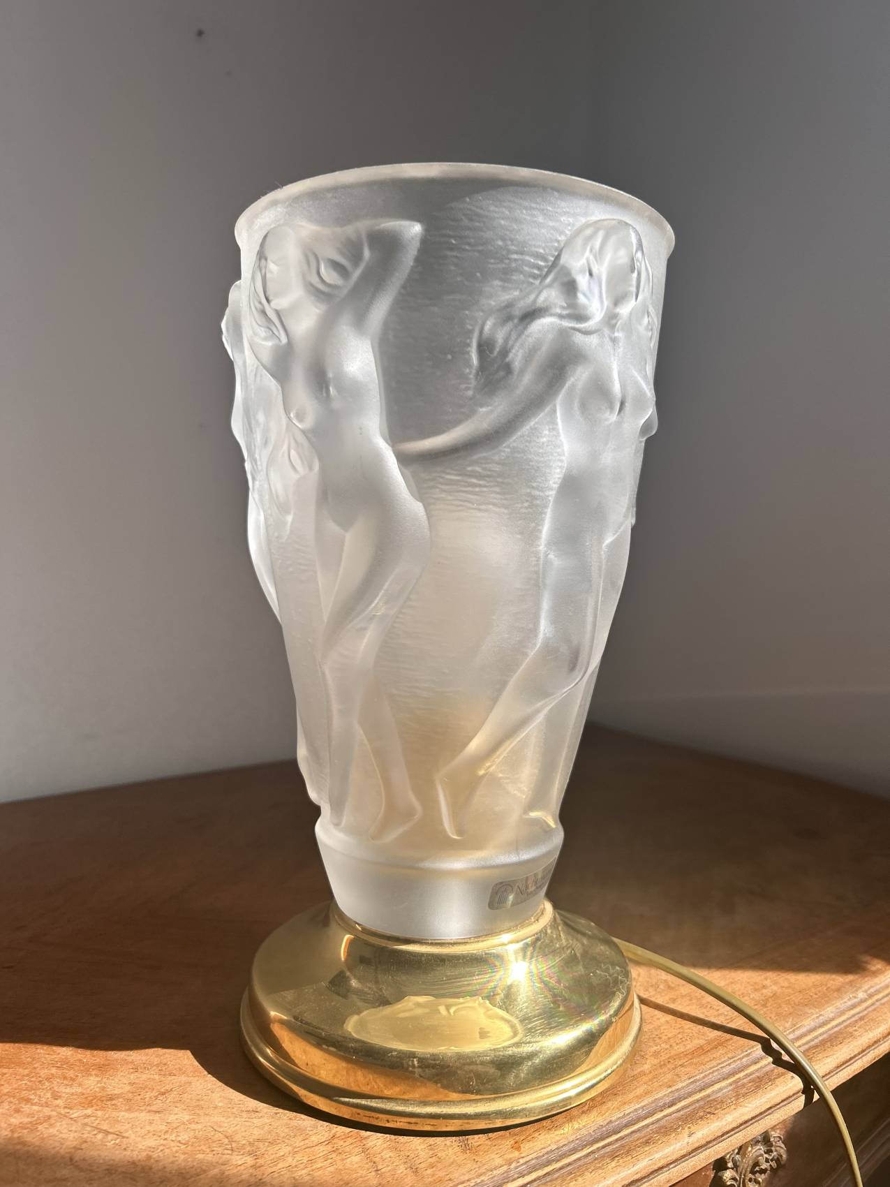 Grande lampe en cristal Nachtmann – de style art déco Prix : 325 € Livraison : Colissimo recommandé +30 €
