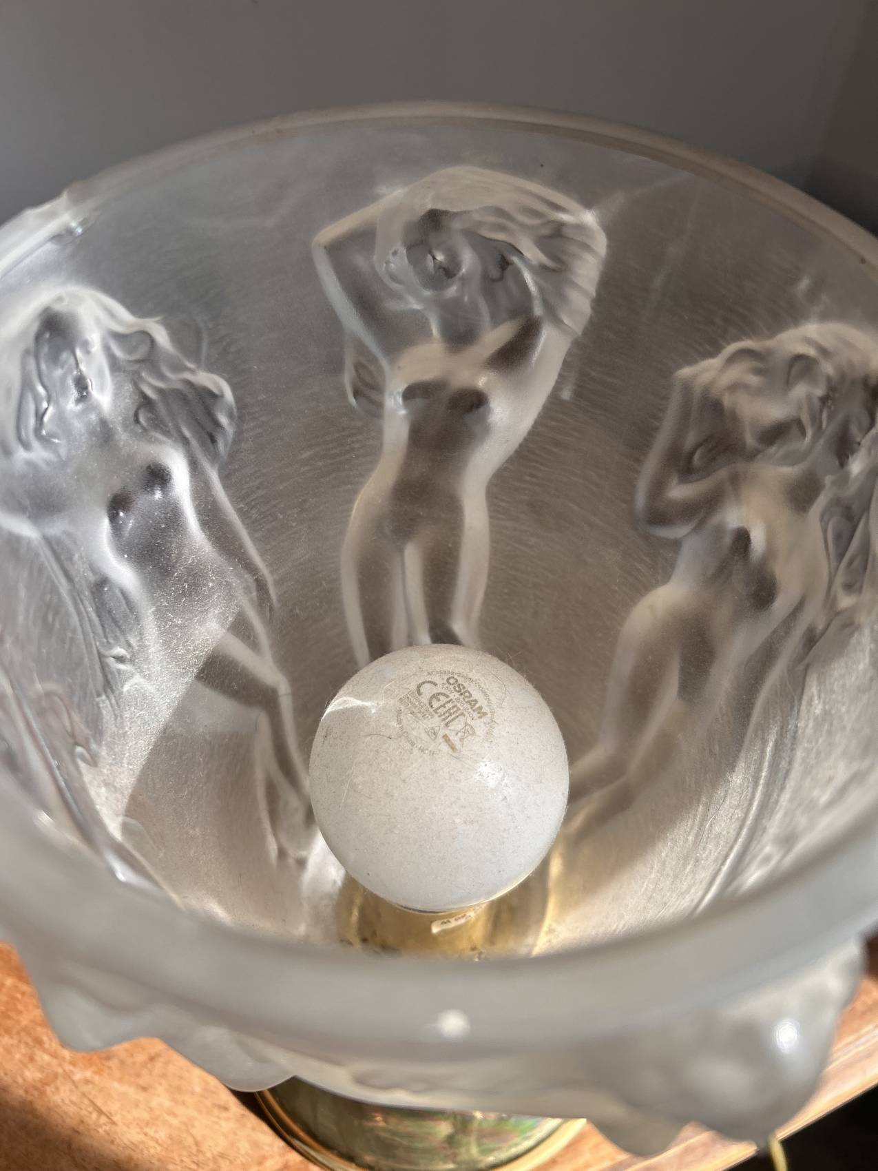Grande lampe en cristal Nachtmann – de style art déco Prix : 325 € Livraison : Colissimo recommandé +30 €