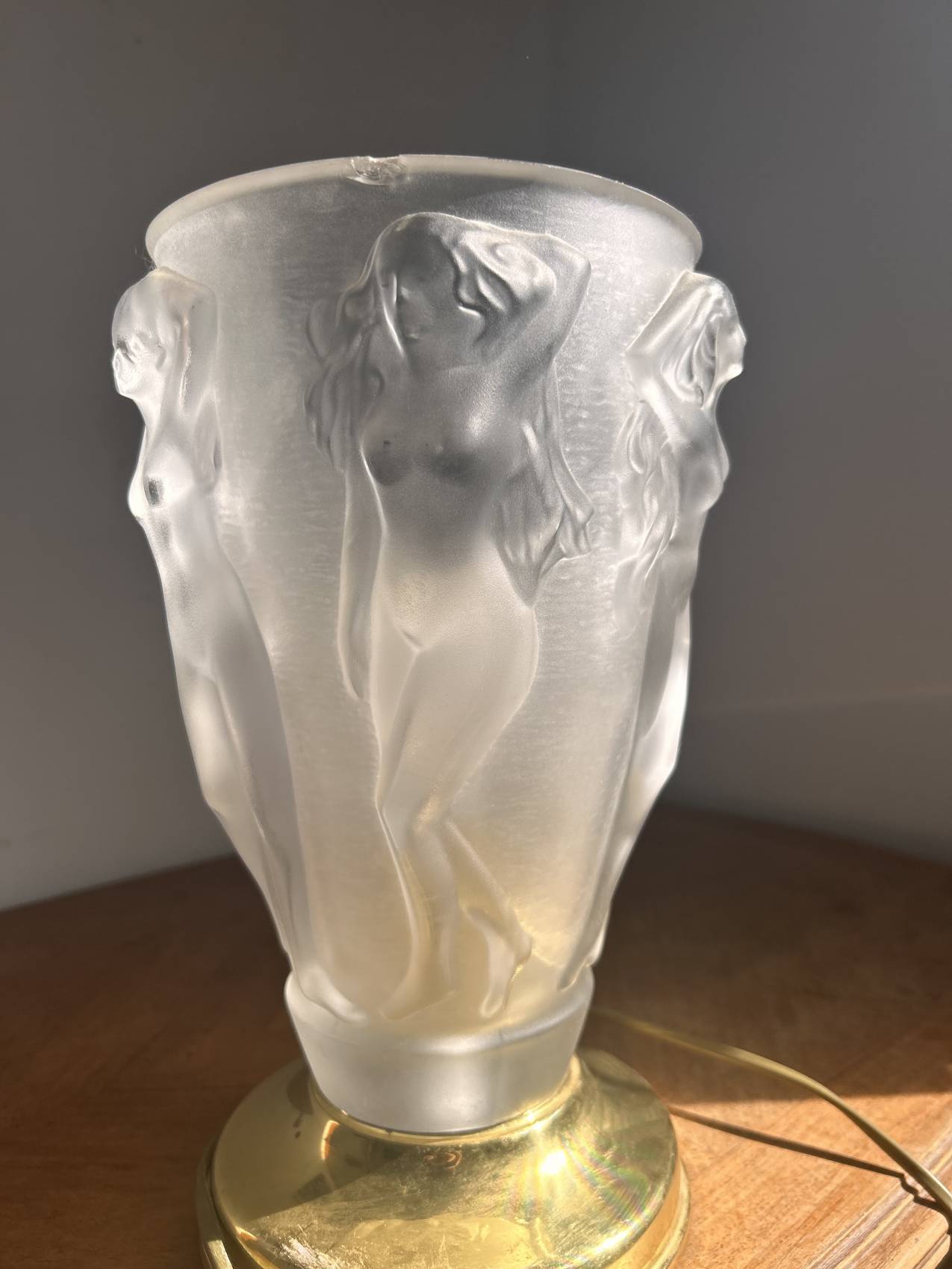 Grande lampe en cristal Nachtmann – de style art déco Prix : 325 € Livraison : Colissimo recommandé +30 €