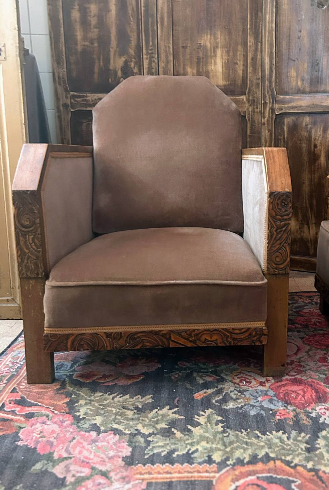 Paire de fauteuils club art déco rénovés – élégance intemporelle et rareté – Image 16