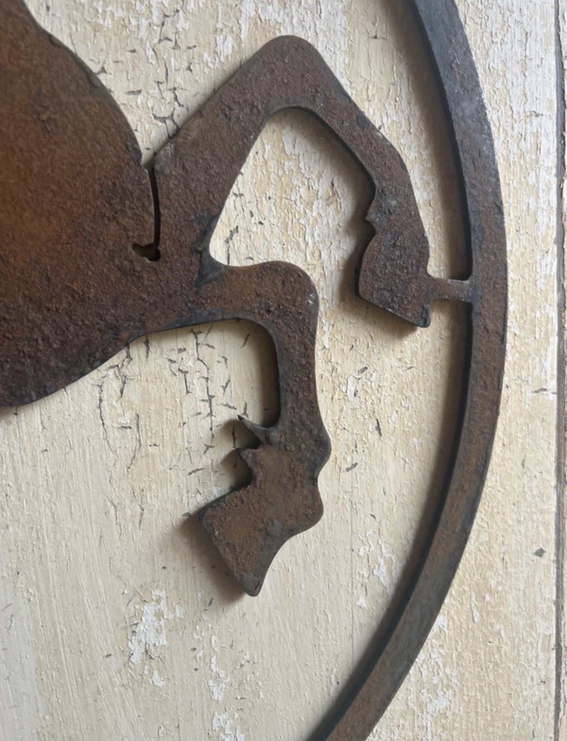 Enseigne ancienne de maréchal-ferrand en métal - Le cheval - parfait intérieur comme extérieur – Image 11