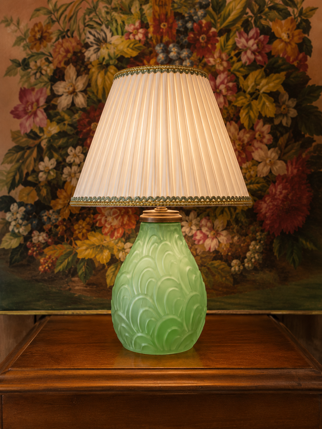 Pied de lampe Art déco en verre - Atypique et contemporain