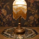 Petite lampe Charleston en perles - parfaite pour l’ambiance