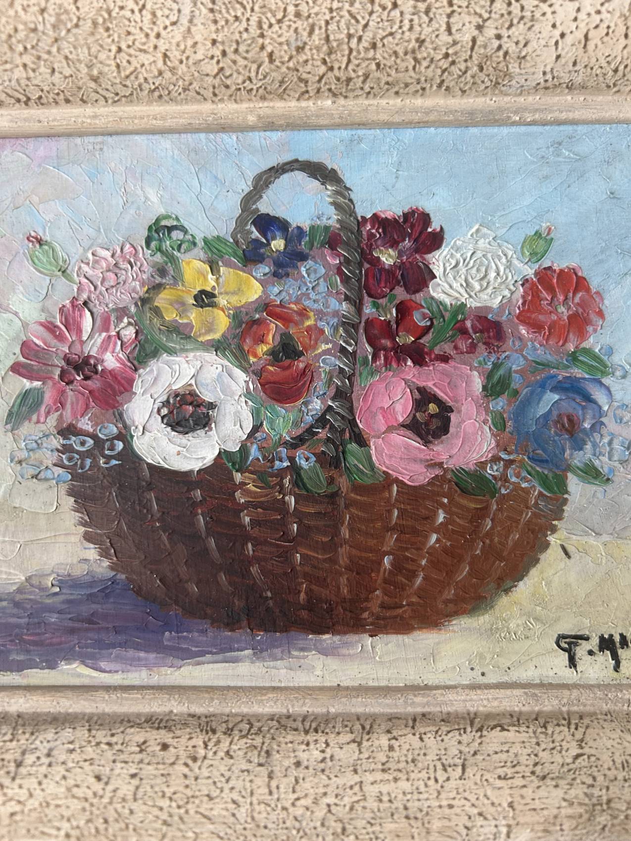 Lot de deux petites peintures à l’huile anciennes – Image 5