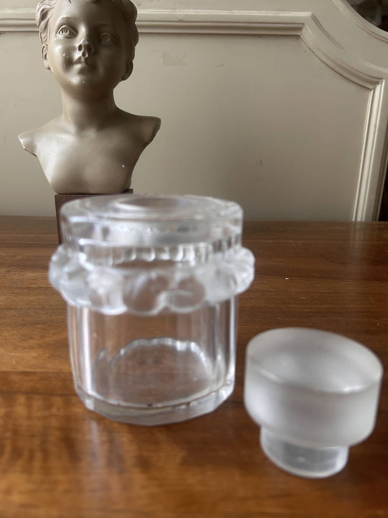 Flacon de toilette en cristal Lalique France aux oiseaux – Image 5