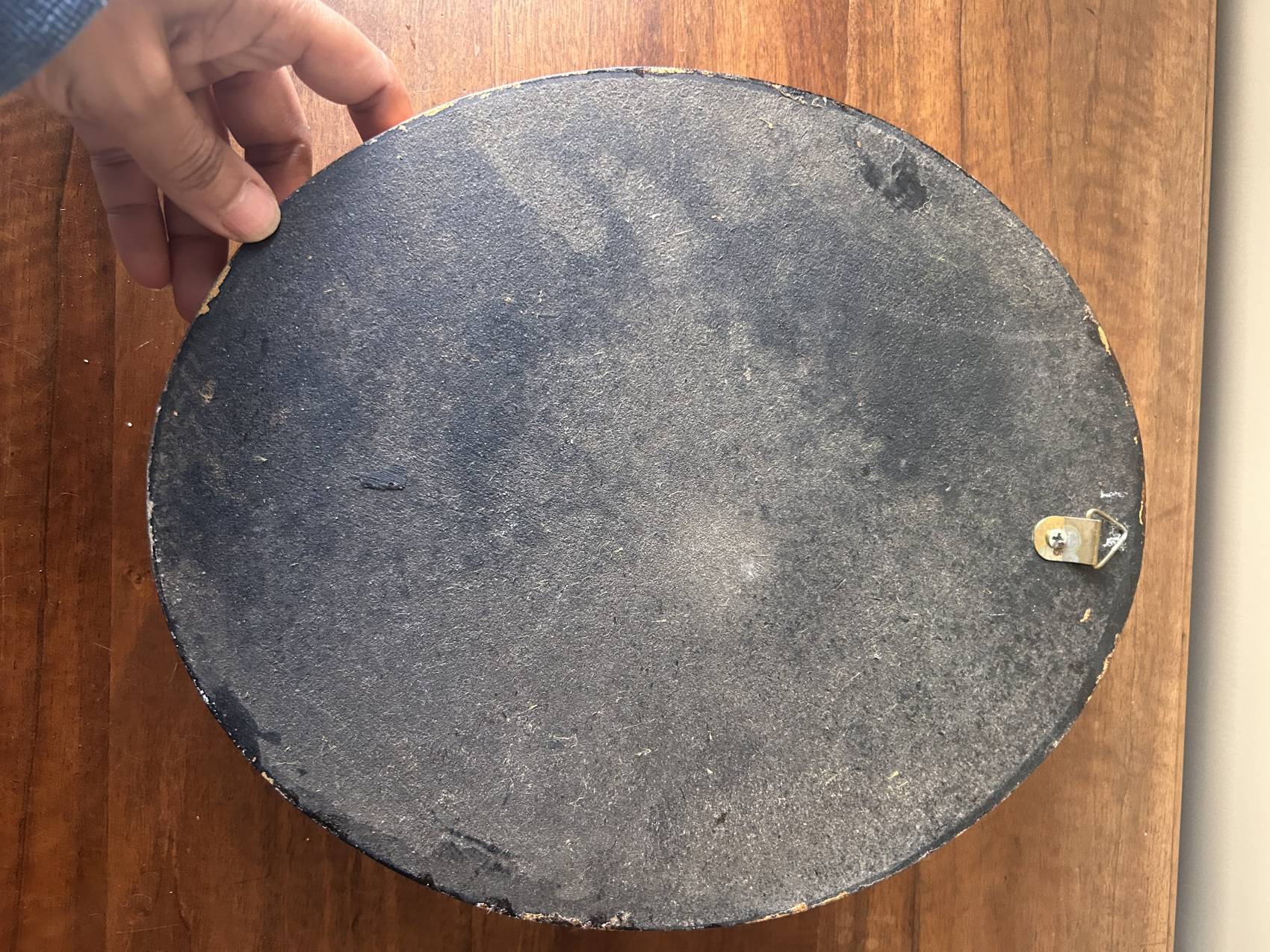 Médaillon décoratif aux fleurs peintes – XXe siècle Très décoratif – Image 7